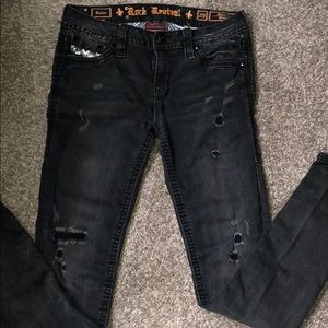 Authentic Rock Revival Jeans 🖤
